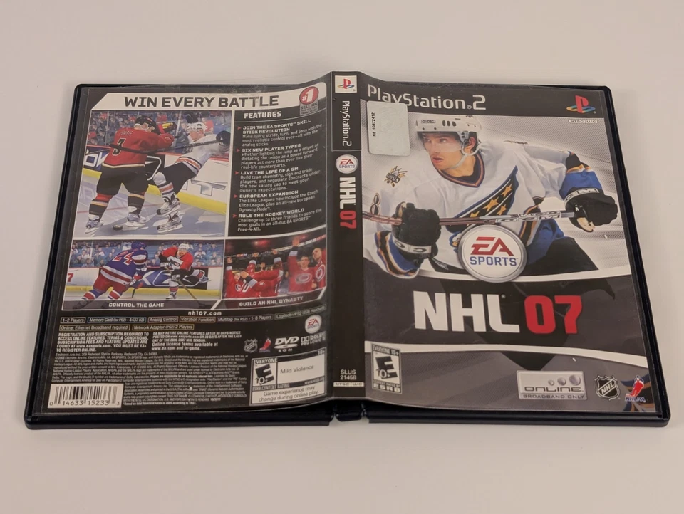 NHL 07 (Sony PlayStation 2 PS2, 2006)➡️CIB  - Tested - Near Mint 📀! - Image 4 of 4