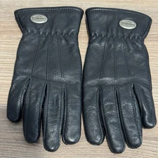 Womens Harley Davidson Motorcycle Soft Leather Riding Gloves Size XS Black