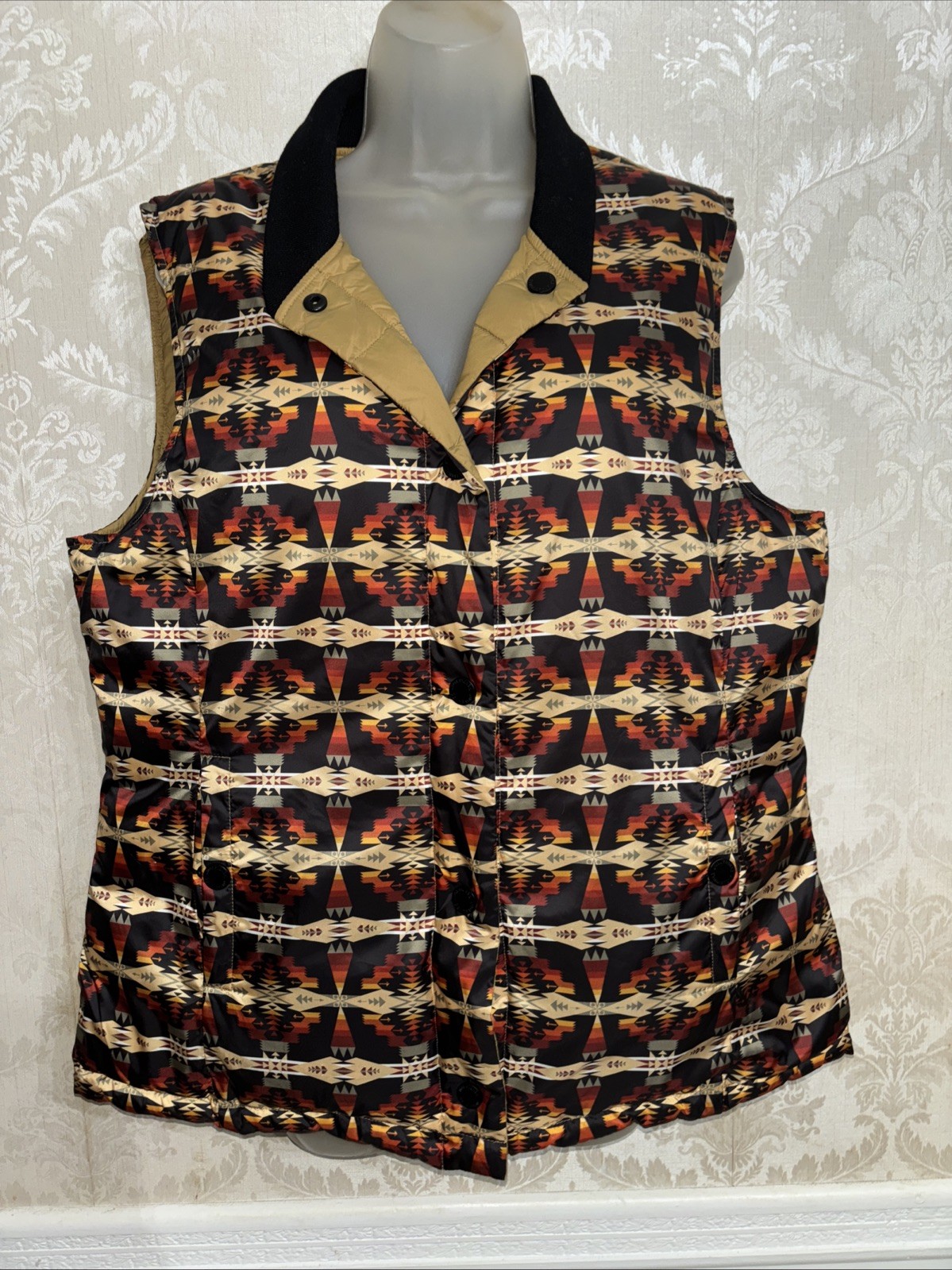Pendleton Down Filled Zip Front Sleeveless Vest  … - image 1