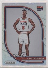 2020-21 Panini Prizm USA Basketball Silver Prizm David Robinson #5 HOF 3c7