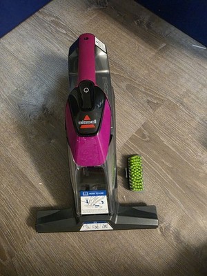 Pink BISSELL Pet Stain Eraser Cordless Carpet & Upholstery Cleaner Model 2002Q