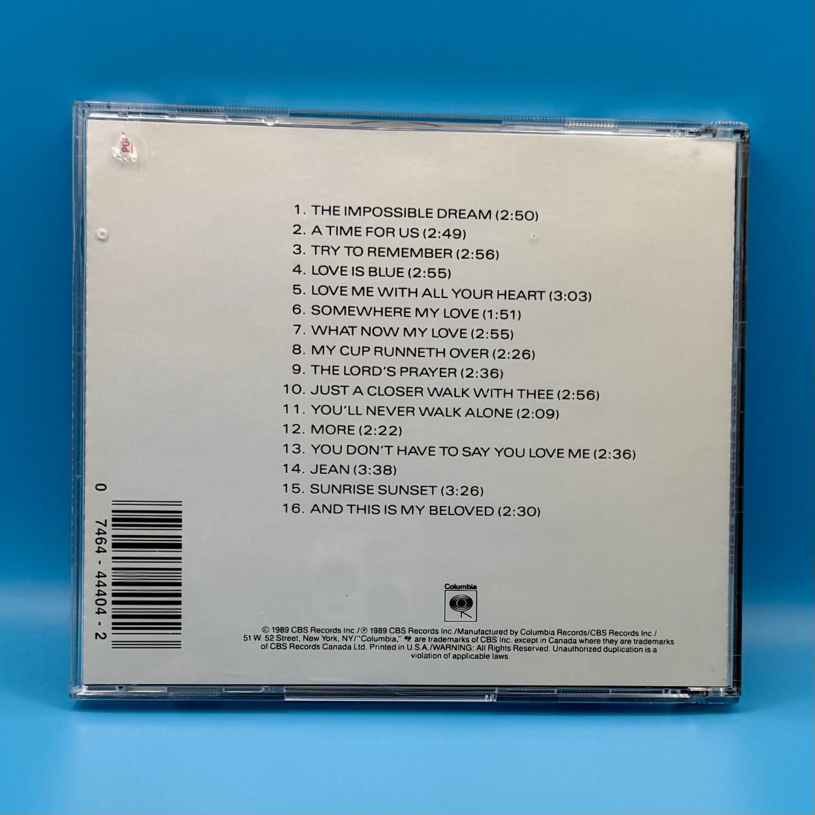 Jim Nabors - 16 Most Requested Songs - CD - Columbia thumbnail 2