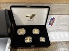 1776-2026-W Dual Date 250th Anniversary Privy 4 Coin Proof Gold Eagle Set w/ OGP