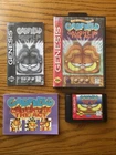 Garfield: Caught in the Act (Sega Genesis, 1995) Complete With Comic! Rare Vtg
