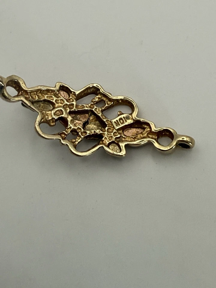 Black Hills Gold Bracelet Center 10k Multi Toned Gold 3.6 Grams - Image 3 of 4