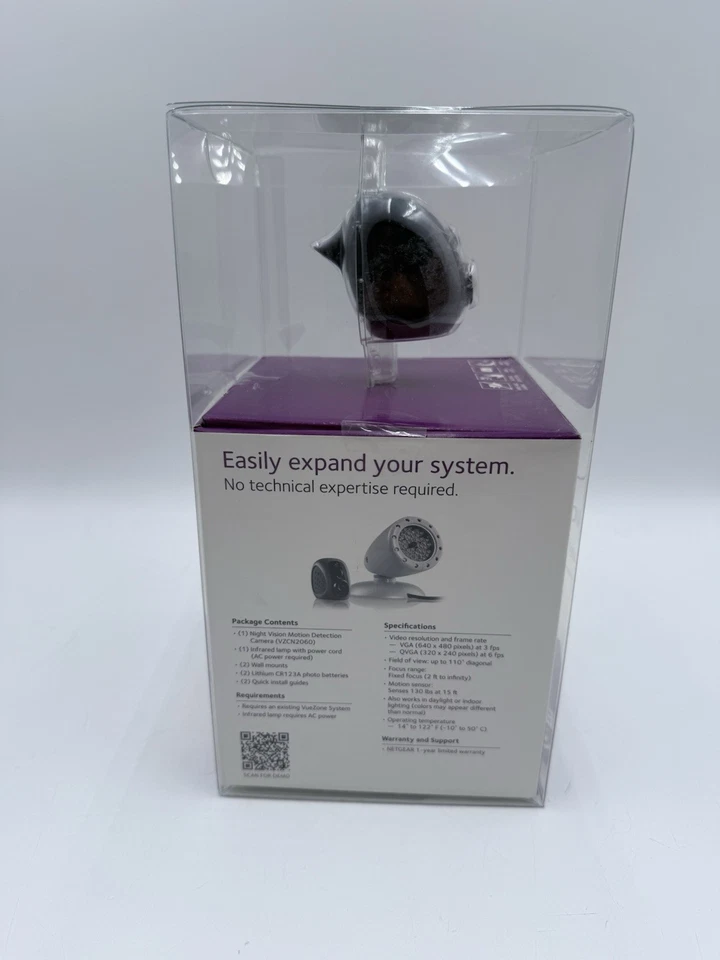 Netgear Add-on Night Vision Camera Vuezone VZCN2060 New Sealed - Image 3 of 4