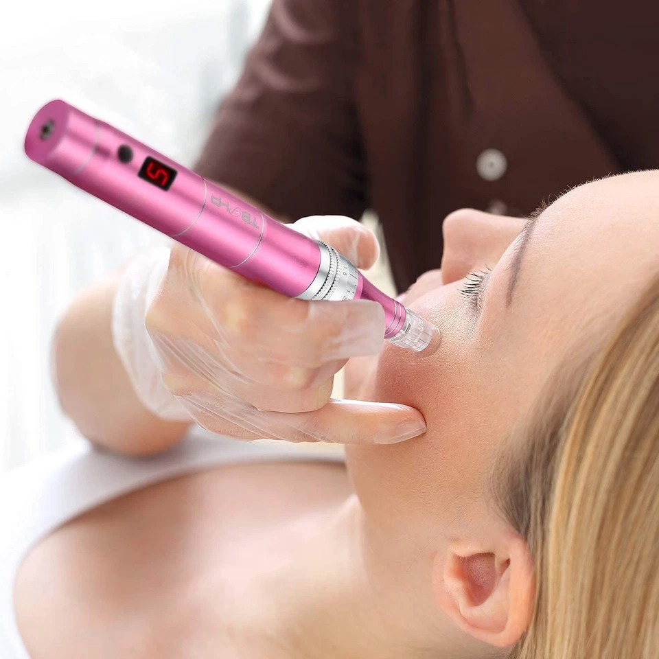 Professionelles Derma-pen Electric Microneedling Pen Hautpflege mit 12 Kartusche - Bild 2 von 4
