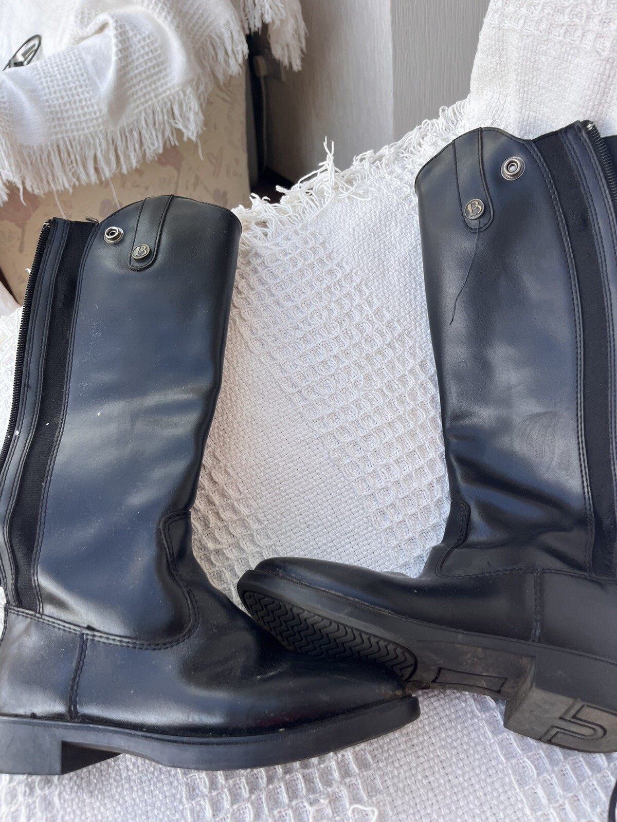 Long brogini riding boots children eBay