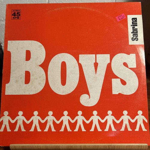 SABRINA 🖸 BOYS Summertime Love Virgin 886 241-1 45 Vinyl 12" Record 1988 (S5.5)