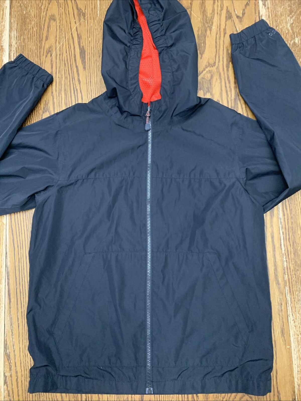 DSG Black Hooded Jacket for Teens/Youth in Size X-Large