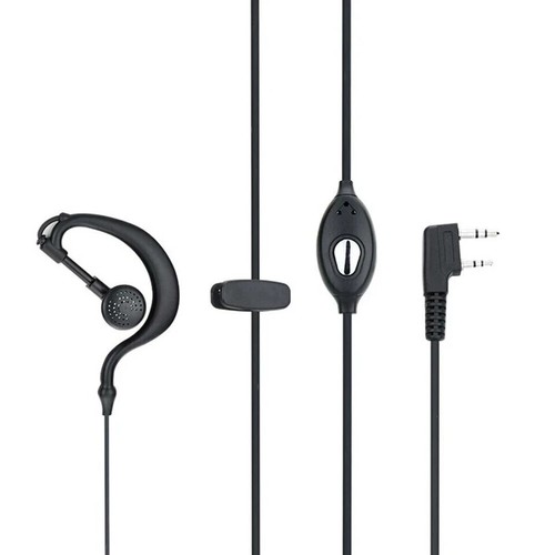 2 Pin Radio Earpiece For Baofeng BF-888S UV5R Walkie Talkie Headphone Earphone - Zdjęcie 3 z 6