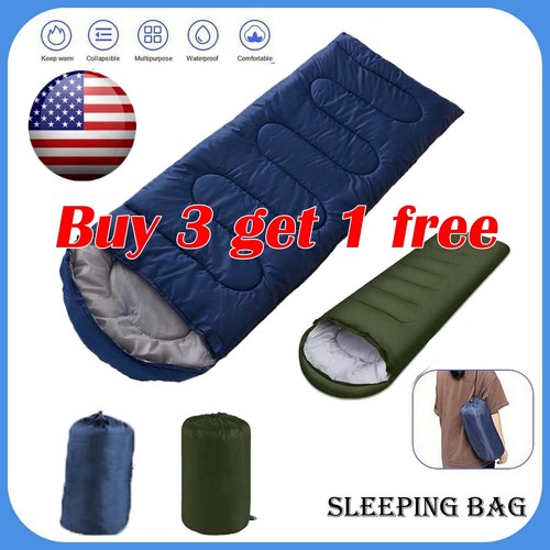 Adult Cold Weather Sleeping Bag For Big & Tall w/t Sack 0 degree Waterproof eBay
