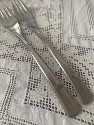 2 DOMUS Brasilia SALAD Forks WMF Cromargan 18/10 Stainless Flatware LOT Korea