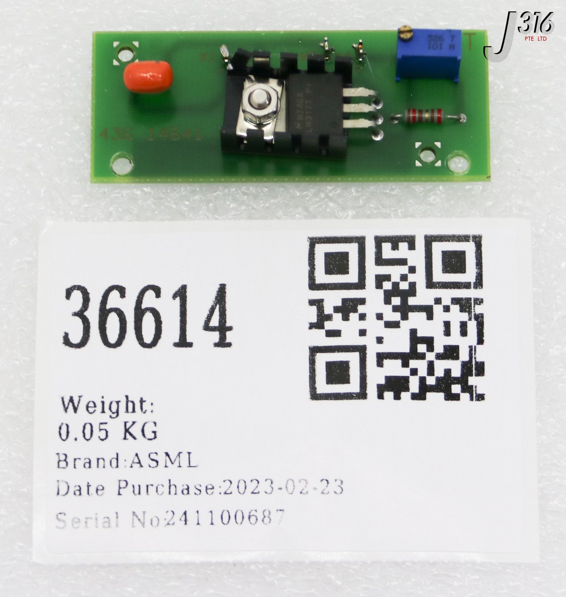 たいけん1 36614 ASML PCB ASSY 4022.436.1071 | eBay