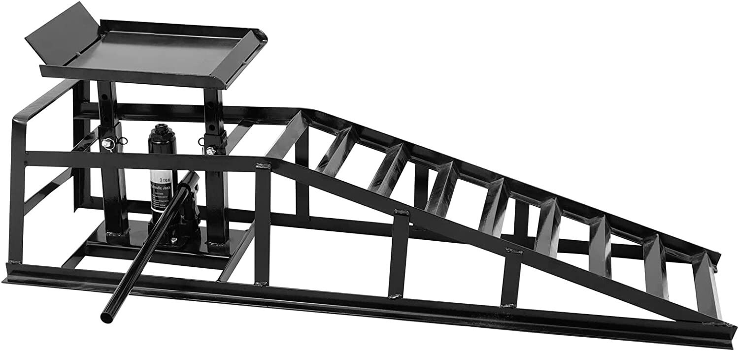 Hydraulic Car Ramp Lif Truck Trailer Garage Heavy Duty Tire Ramp Car