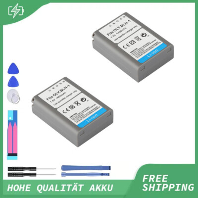 Akku für Olympus PS-BLN1 BLN-1 OM-D E-M5 EM5 Mark II Stylus XZ-2 Pen E-P5 E-M1