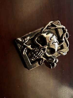 Grateful Dead Skull & Rose Pin Vintage Concert Hat Shirt Patch Tie Jacket Badge