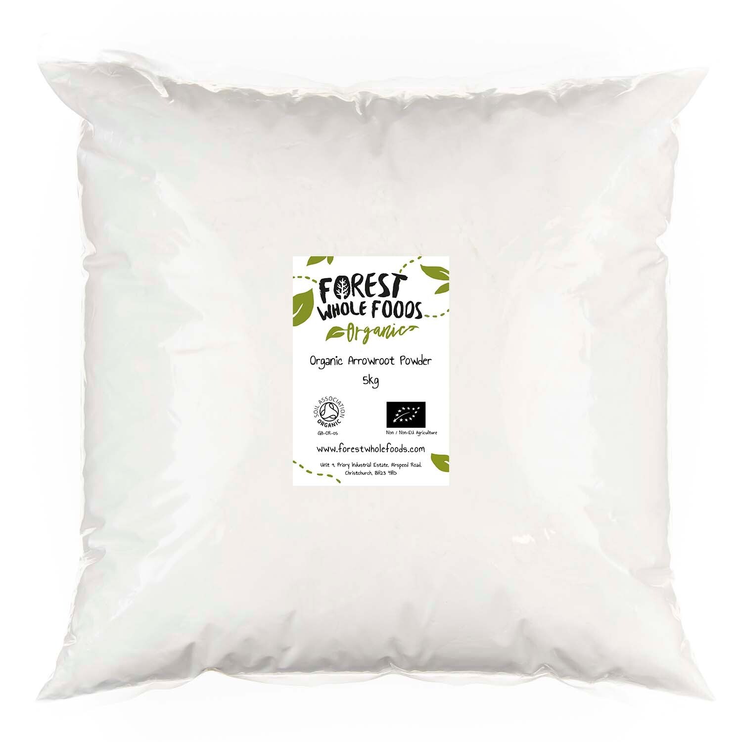 Organic Arrowroot Powder 5kg - Forest Whole Foods