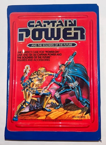 Mattel Captain Power Vinyl Carrying Case. Toys Of The Future!