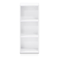 3 - Tier Open Shelf Bookcase, White Color