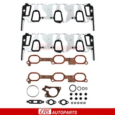 Fits 96-05 Chevrolet Buick Pontiac 3.1L 3.4L Manifold Gaskets w/ seals VIN E J