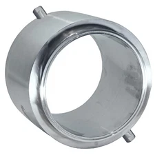 10" X 10" Stainless Sanitary Jacketed Spool Tri-Clamp Ferrule Flange