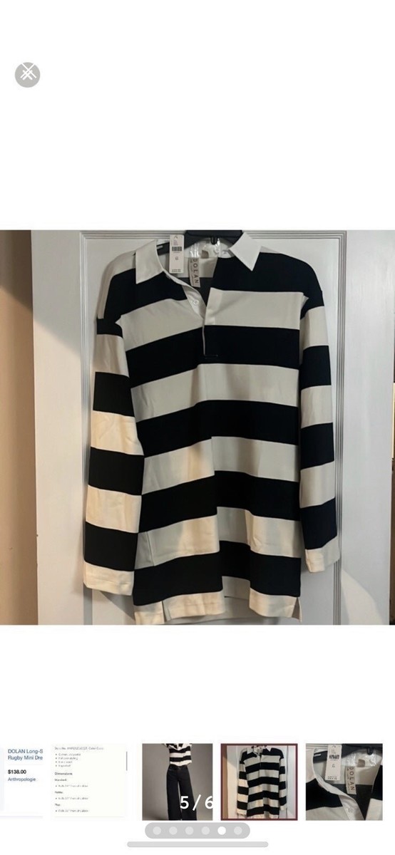 dolan long-sleeve rugby mini dress touchofsparkleblog_ on LTK