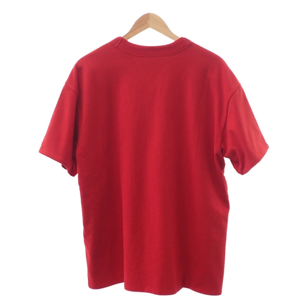 BOTTEGA VENETA Double Layer T-shirt Cotton Red Size S Men's