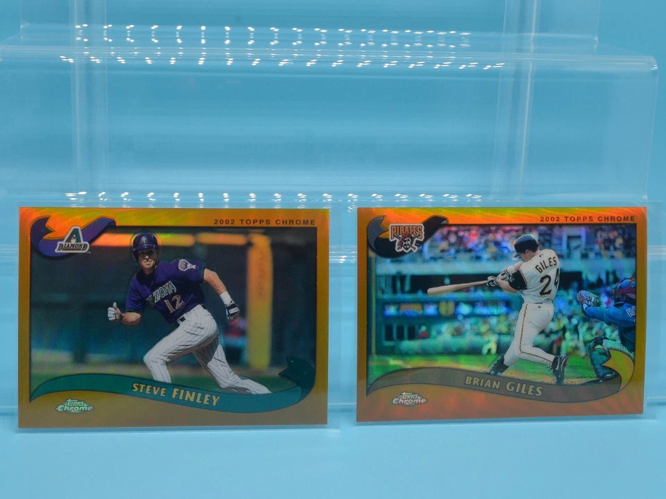 11 tarjetas • 2002 Topps cromo oro refractores • Schmidt Lankford + Más Foto 3 de 4