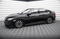 Seitenschweller Ansatz FüR Honda Civic Mk10 Schwarz Schweller Sideskirts