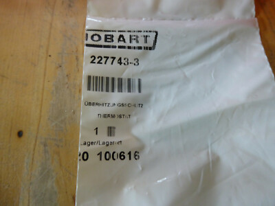 Hobart THERMOSTAT 103DEG.C 16A-250V - 227743-3 Überhitzungsschutz