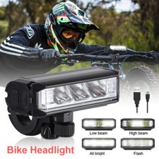 Rechargeable Bright LED Bike Light Headlamp Bicycle Front Headlight Waterproof