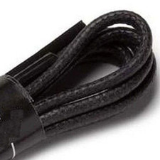Allen Edmonds BLACK Waxed DAWHYDE 27" Replacement Dress SHOE LACES 2 3 Eyelets