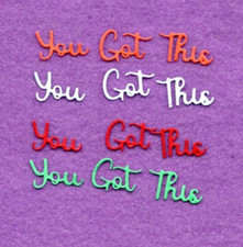 YOU GOT THIS die cuts scrapbook cards