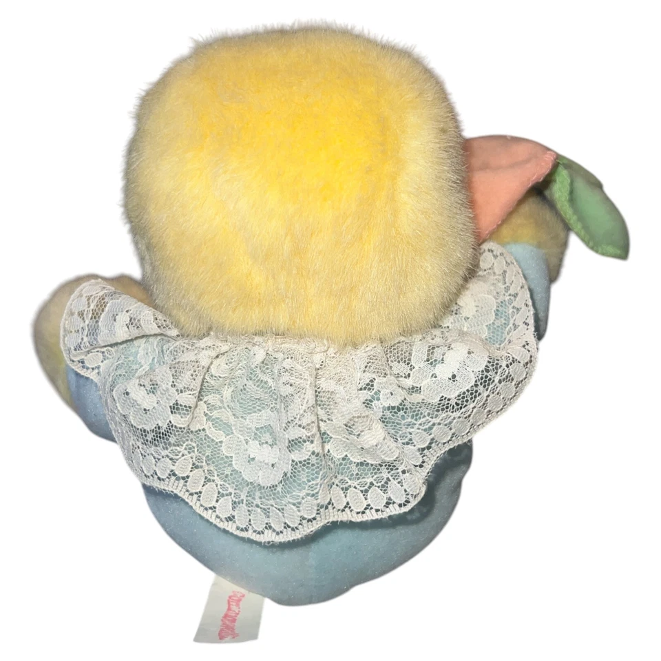 Commonwealth Duck Plush Easter Blue Chick Pajamas Carrot Blanket 1992 Squeaks - Image 3 of 4