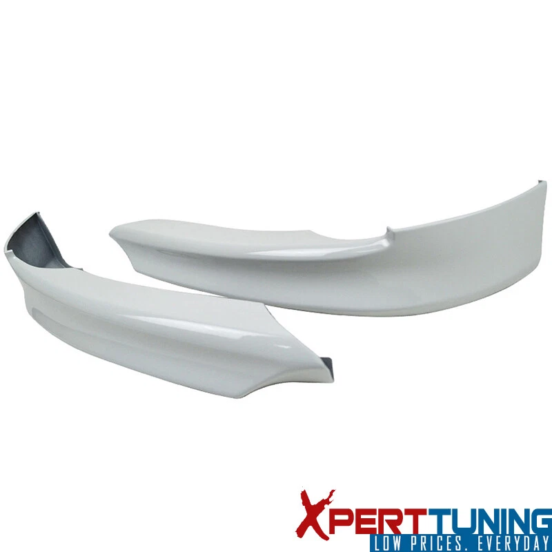 Fits 05-08 BMW E90 Sedan PP Front Bumper Lip Painted #300 Alpine White III Foto 2 de 4