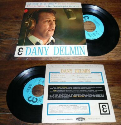 DANY DELMIN - La Mer Et Le Vent Rare French EP Sixties Pop 1965 Disques Epsilon