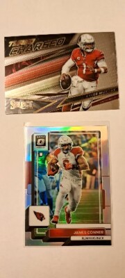 James Conner 2022 Donruss Optic Silver Prizm #2 Cardinals PLUS Kyler MURRY turbo