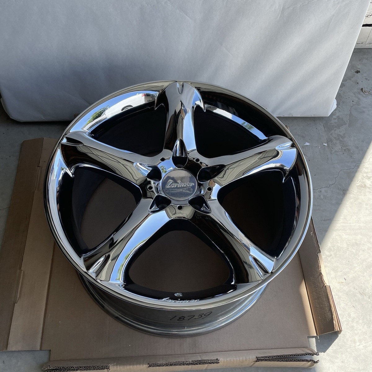 1 BRAND NEW CHROME LORINSER RS6 19' x 9