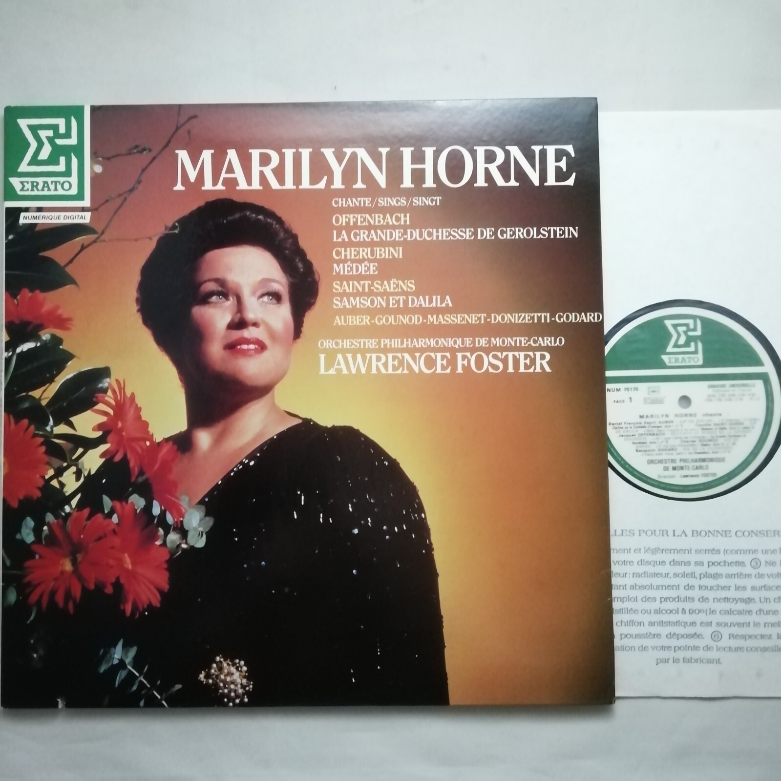 Erato LP NUM 75170: French Opera Arias / Marilyn Horne