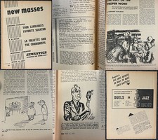 RED SCARE New Masses April 15 1947 FDR Robert La Follette HUAC Leftist Jim Crow