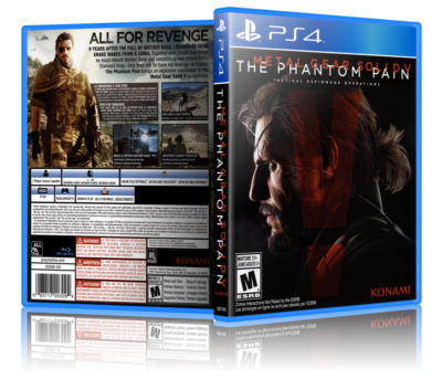 Metal Gear Solid V: The Phantom Pain - Replacement PS4 Cover and