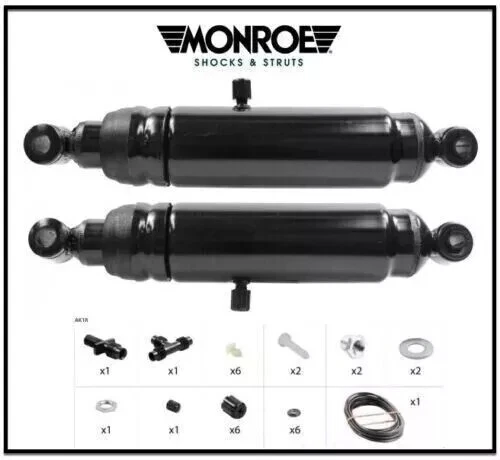 Nuevo Kit 2 Amortiguadores MONROE Traseros Chrysler DODGE Plymouth Clásico Ajustable Foto 2 de 3