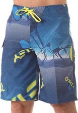 Oakley Mens Polarized 21" Boardshorts Dark Blue Adult Size 34 New