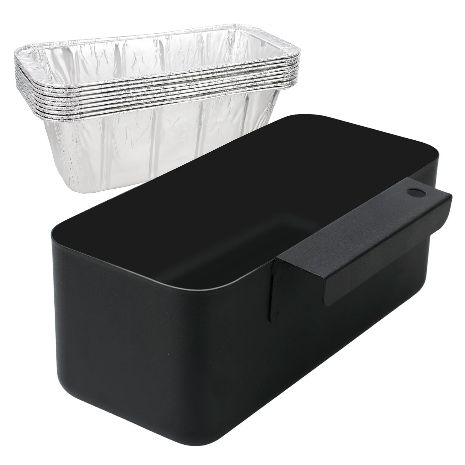 Grease Catcher Cup for Blackstone Griddle with 10 Disposable Aluminum Foil Drip Pans