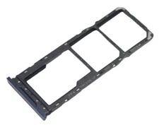 OEM TCL 408 REPLACEMENT BLUE MICRO SD DUAL SIM CARD HOLDER TRAY