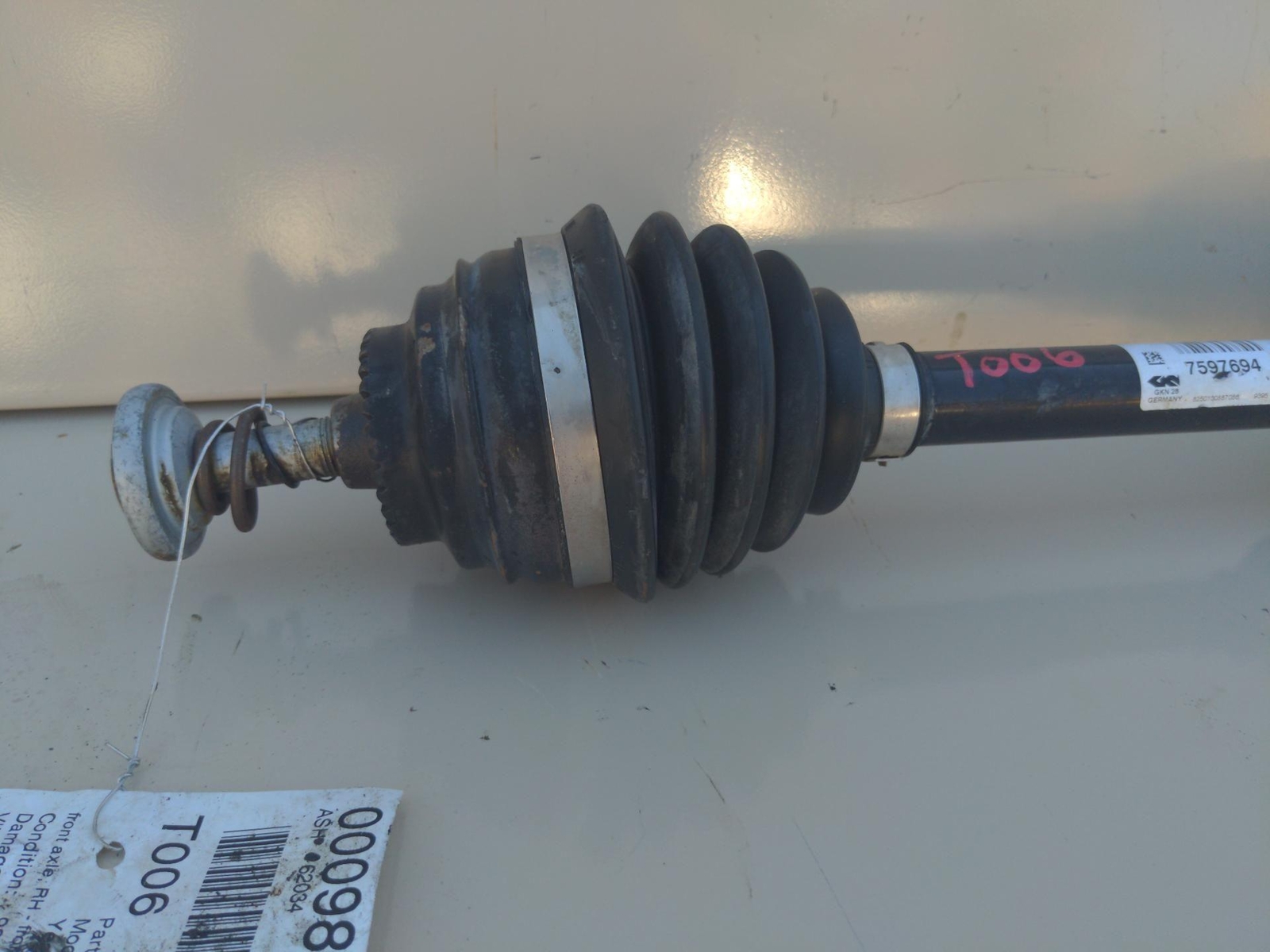 13-18 BMW 328 RH Right FRONT Axle Shaft 7597694 Ai03 98KM