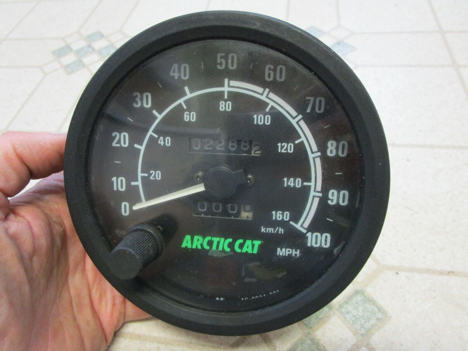 97 Arctic Cat ZR 580 EFI Snowmobile Speedometer MPH Gauge