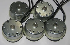 5 X RF-520C - 12 V DC Electric Low Current Motor w/ Connector / Capacitors - 2mm