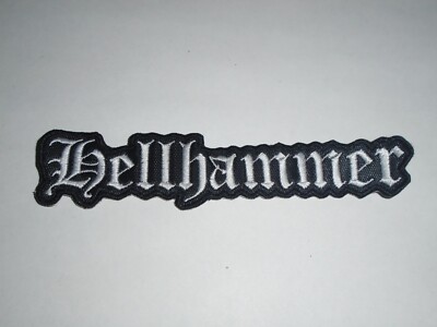 HELLHAMMER BLACK METAL EMBROIDERED PATCH